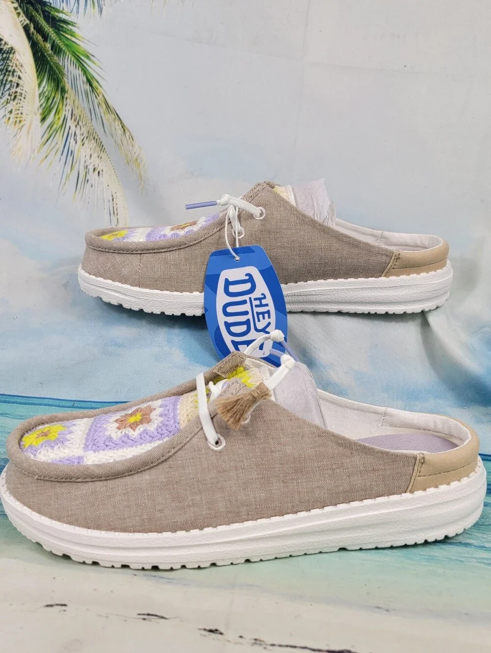 Hey Dude Wendy Crochet Cottage Mule Womens 9 - Picture 5 of 9